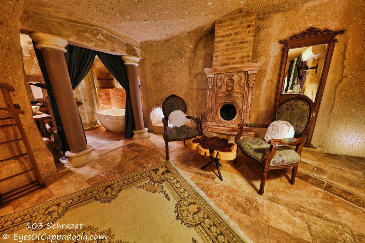 Eyes Of Cappadocia Cave Hotel Üçhisar Exterior foto